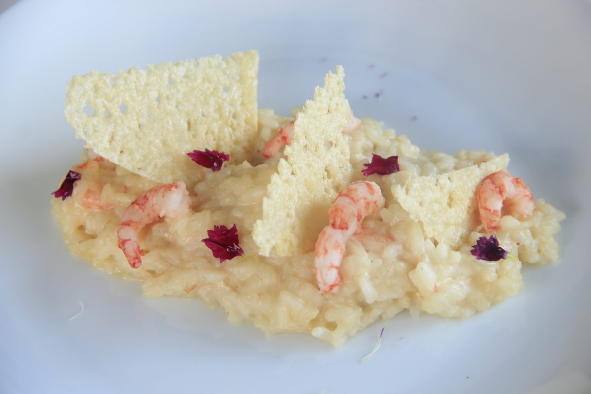 Risotto de camarones Yammi